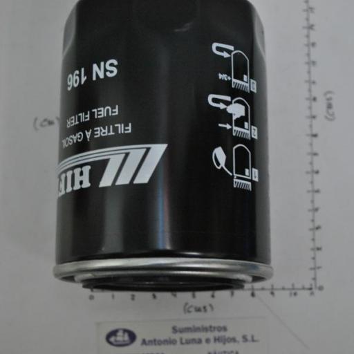 Filtro de gasoil (equivalente FF196 Fleetguard) Hifi Filter [2]