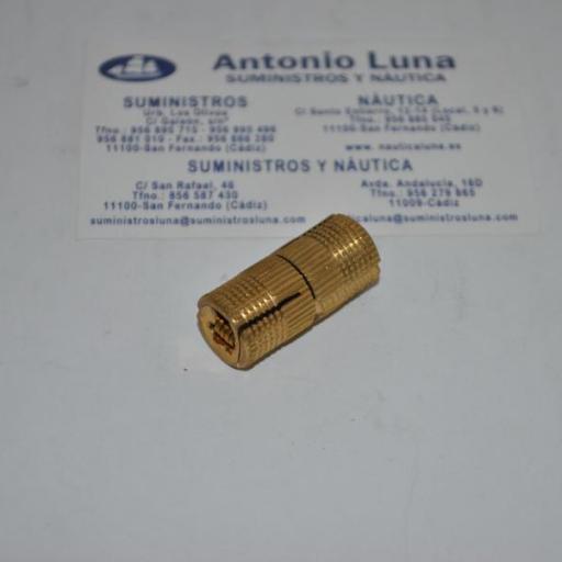 Bisagra invisible cilíndrica de latón de diámetro 14 mm Amig [0]
