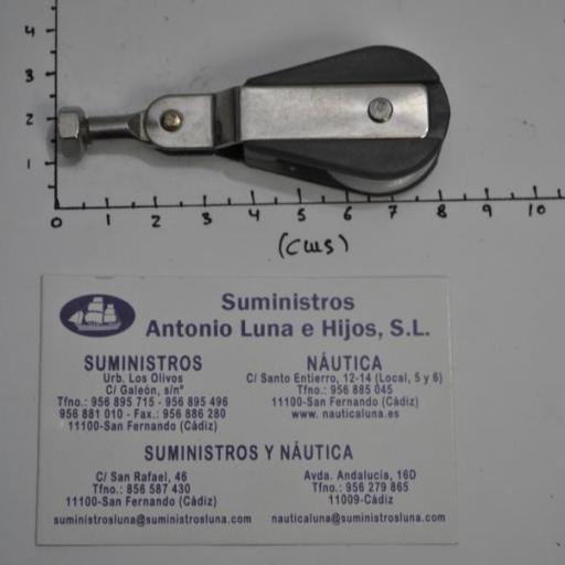 Polea simple fija de pie de mástil 30 mm Z-Spars