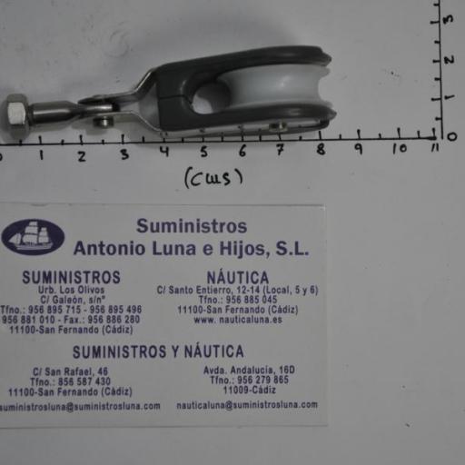 Polea simple fija de pie de mástil 30 mm Z-Spars [1]