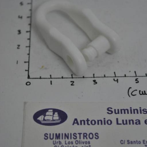 Grillete de nylon de presión blanco Sea Sure [6]