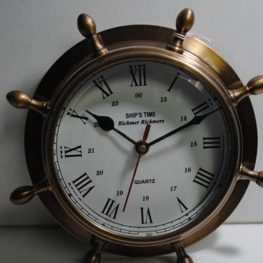 Reloj timón latón viejo [1]