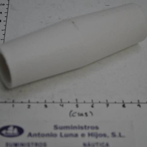Unión de tubos de nylon blanco de 20 mm [5]