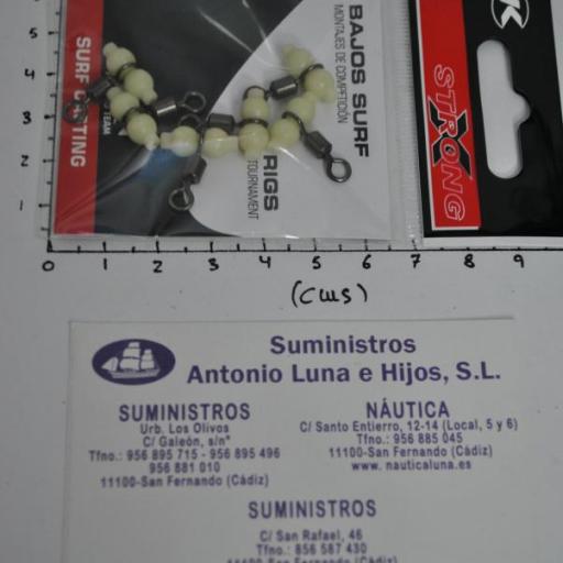 Torniquete (sobre de 6 ud) flúor roto-swivel Kali Kunnan [6]