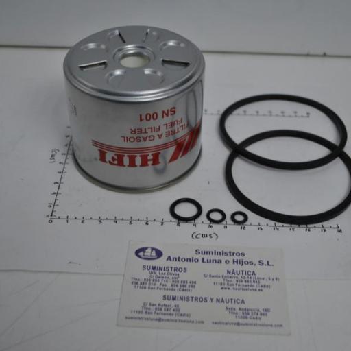 Filtro decantador (sólo recambio) diesel (equivalente 858201 Volvo) SN 001 Hifi [6]