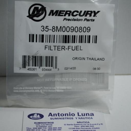 Filtro de combustible original 35-8M0090809 Mercury [3]