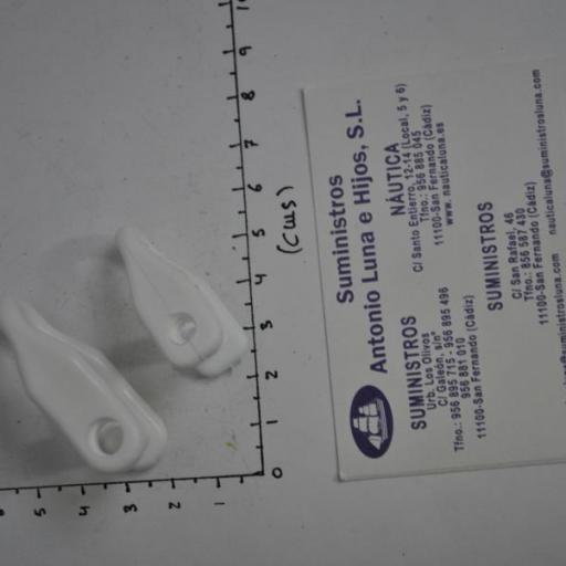 Grillete de nylon de presión blanco Sea Sure [2]