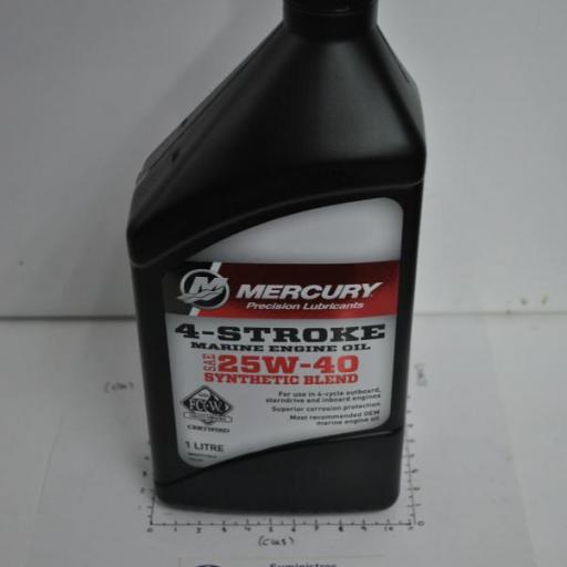 Aceite de motor de 4T de 1 litro 25W40 sintético Mercury [4]