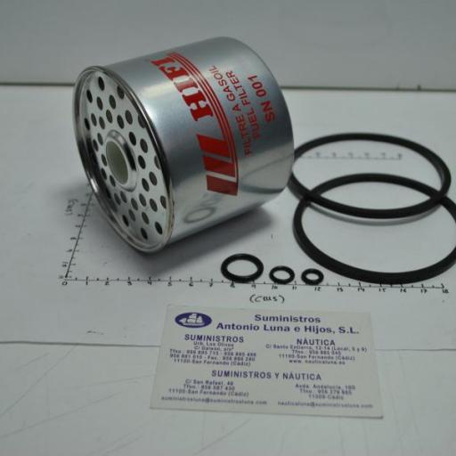 Filtro decantador (sólo recambio) diesel (equivalente 858201 Volvo) SN 001 Hifi [1]