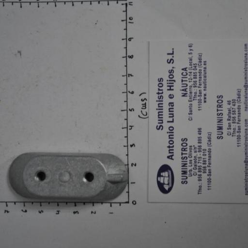 Ánodo de aluminio (equivalente 6E0-45251-12 Yamaha) RecMar [2]