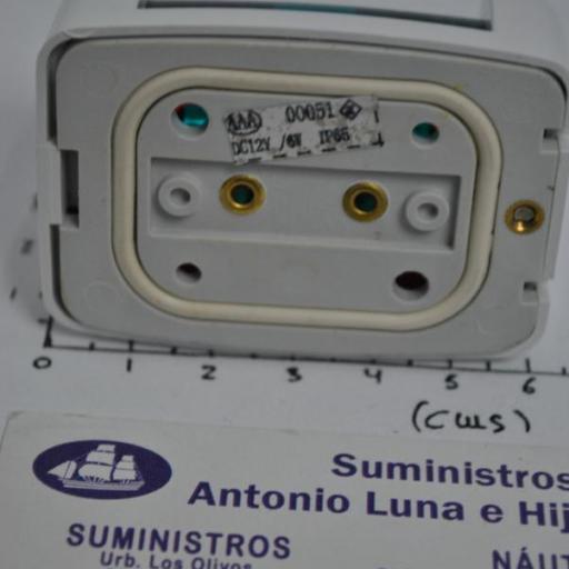 Luz de navegación (posición) (para barcos de hasta 12 mt) mini blanca 225º bicolor AAA [2]