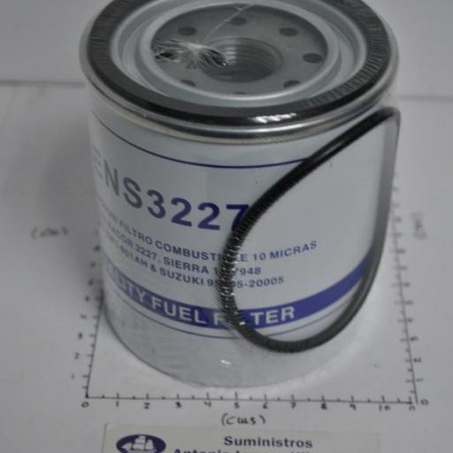 Filtro decantador de combustible (sólo elemento filtrante) (equivalente a S3227 Racor) RecMar