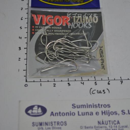 Anzuelo torcido con doble pico de loro y punta recta LF 440N Lineaeffe [1]