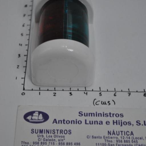 Luz de navegación (posición) (para barcos de hasta 12 mt) mini blanca 225º bicolor AAA [3]