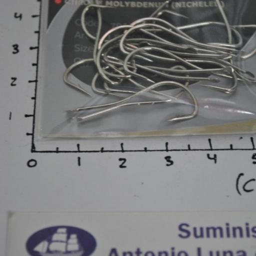 Anzuelo torcido con doble pico de loro y punta recta LF 440N Lineaeffe [2]