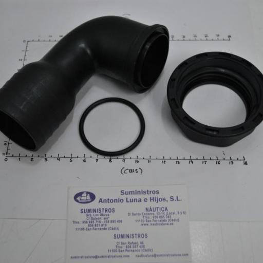Racord de llenado de 50 mm acodado 90º para depósitos Goldenship [6]