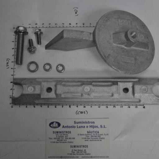 Kit de ánodos de aluminio (equivalente para motores Yamaha 60-90hp 2T) RecMar