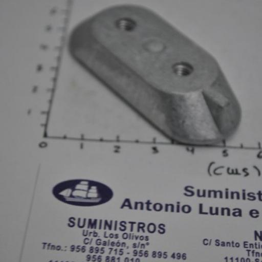 Ánodo de aluminio (equivalente 6E0-45251-12 Yamaha) RecMar [5]