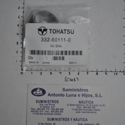 Retén de aceite del eje de cola 332-60111-0 original Tohatsu [7]