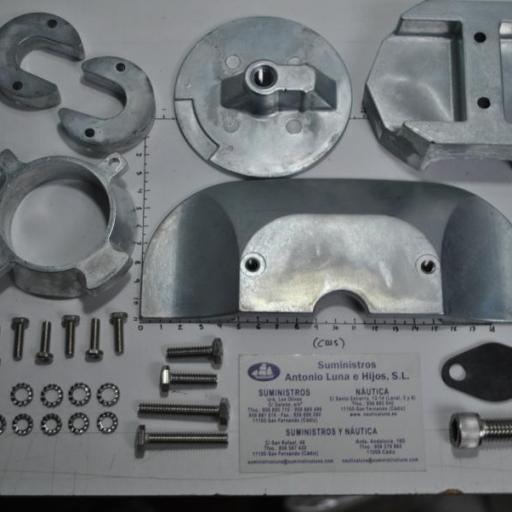 Kit de ánodos de zinc (equivalente 888756Q01 Mercruiser) Tecnoseal [2]