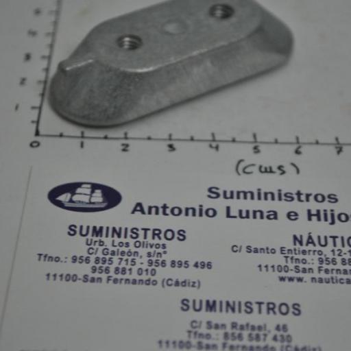 Ánodo de aluminio (equivalente 6E0-45251-12 Yamaha) RecMar [6]