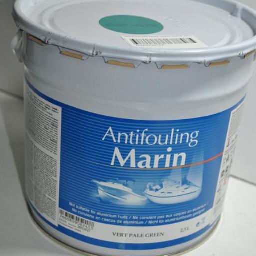 Patente (antifouling) semipulimentable Marin 2,5 lt verde Nautix