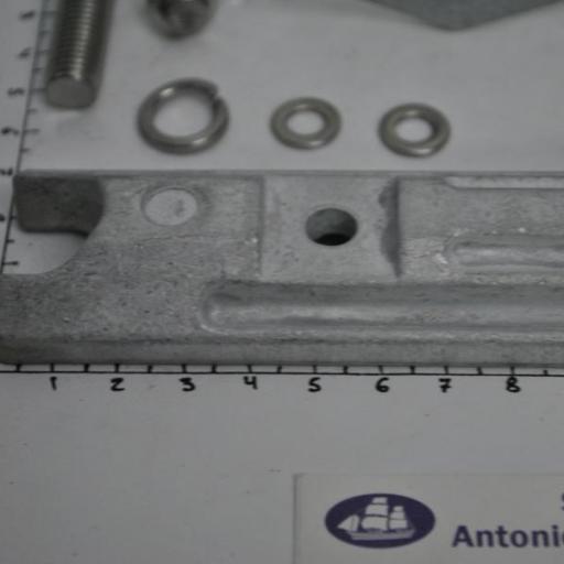 Kit de ánodos de aluminio (equivalente para motores Yamaha 60-90hp 2T) RecMar [3]