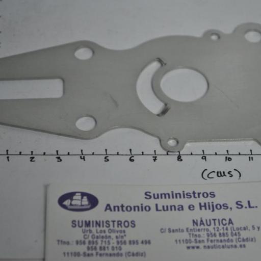 Placa metálica de la bomba de agua (equivalente 63D-44323-00 Yamaha) RecMar [2]