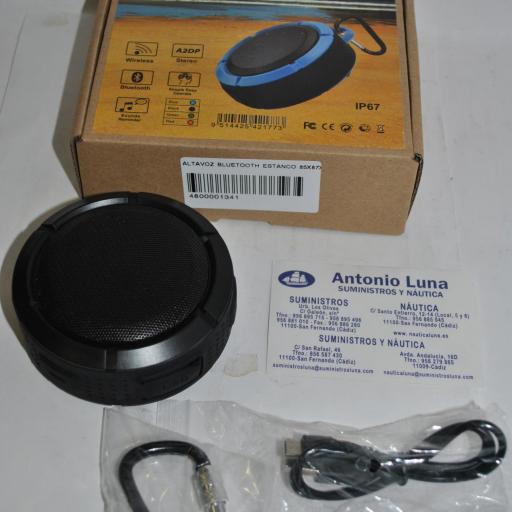 Altavoz Bluetooth (V2.1) estanco 85x87x34 mm V17 Soundbox