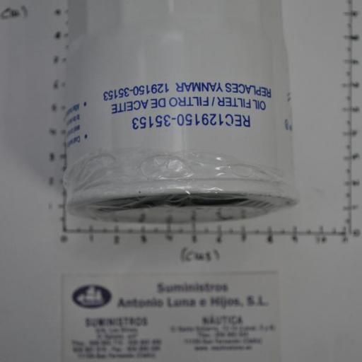 Filtro de aceite (equivalente 129150-35153 Yanmar) RecMar [2]
