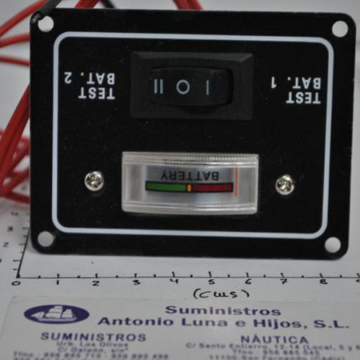 Panel con interruptor 12V para estado de la bateria 70060-12 AAA [3]