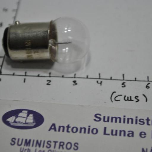 Bombilla (lámpara) BA15D 12V 15W de 23 x 40 mm [4]