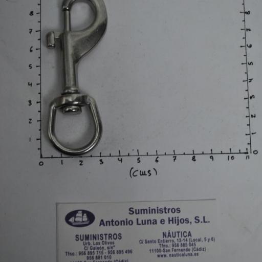 Mosquetón giratorio inoxidable-316 de 90 mm [2]