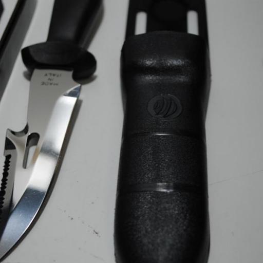 Cuchillo de buceo SUB 12GG negro Mac Coltellerie [3]