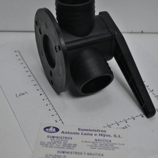 Válvula de tres vías en "Y" de nylon de 1 1/2" (38mm) AAA [7]