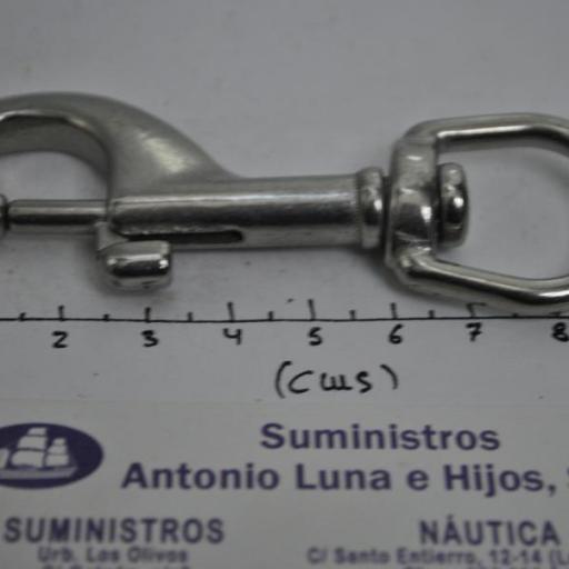 Mosquetón giratorio inoxidable-316 de 90 mm [3]