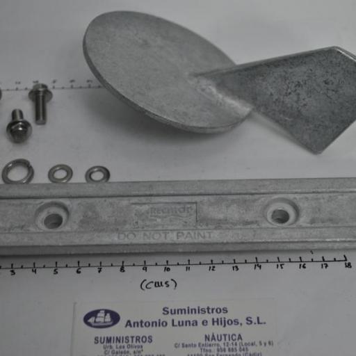 Kit de ánodos de aluminio (equivalente para motores Yamaha 60-90hp 2T) RecMar [6]