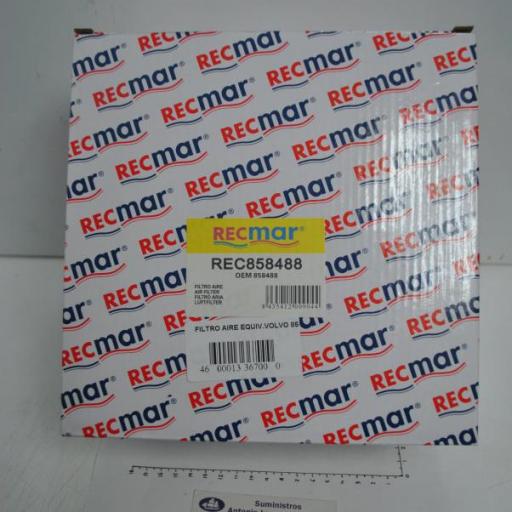 Filtro de aire (equivalente 858488 Volvo) RecMar [7]