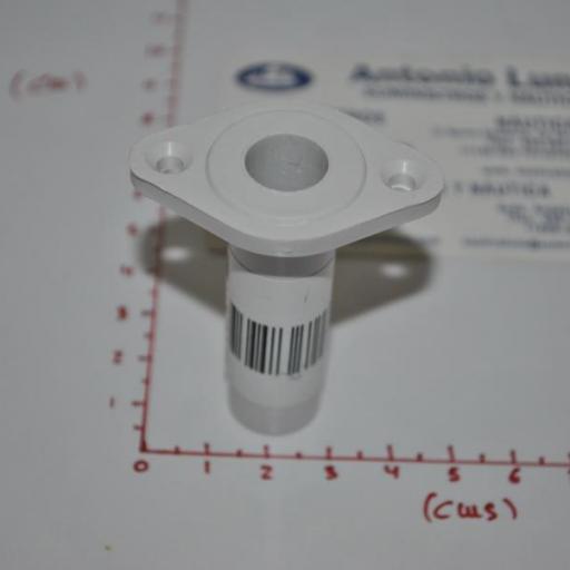 Tintero recto para toldo de PVC blanco 12 mm Imnasa [1]