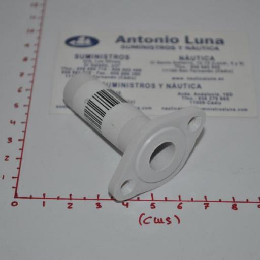 Tintero recto para toldo de PVC blanco 12 mm Imnasa [2]