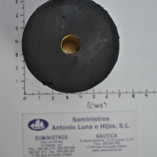 Cojinete de goma con rodamiento para puntera de proa de 63 x 43 mm [2]
