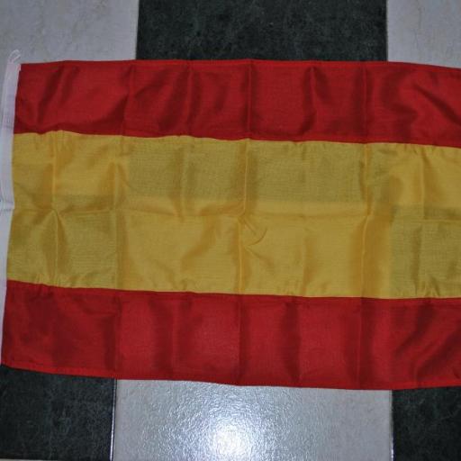 Bandera de España sin escudo y sin corona