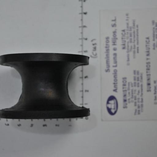 Cojinete de goma con rodamiento para puntera de proa de 63 x 43 mm [3]