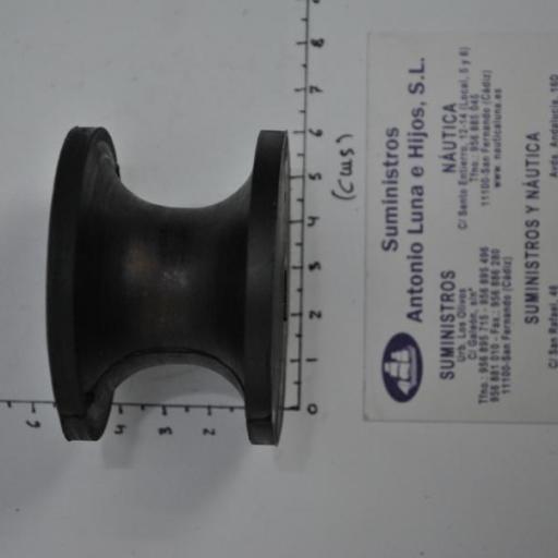 Cojinete de goma con rodamiento para puntera de proa de 63 x 43 mm [4]