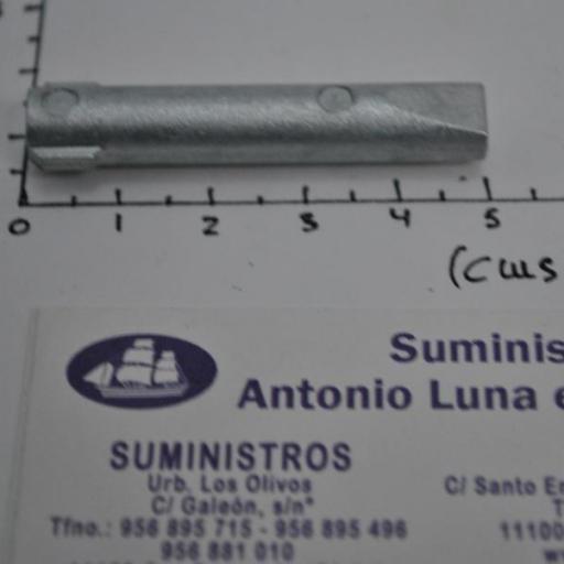 Ánodo de zinc (equivalente 62Y-11325-00  Yamaha) Tecnoseal