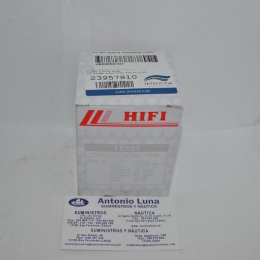 Filtro de aceite Hifi (equivalente) Honda 15400-POH-305PE
