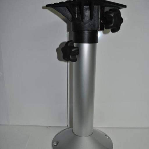 Pedestal telescópico de aluminio de 630 mm