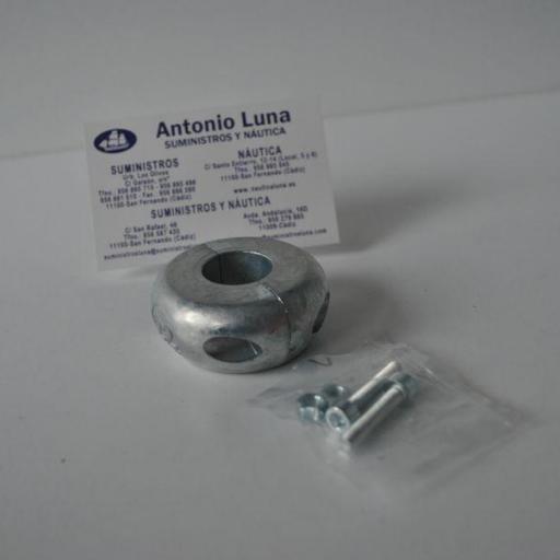 Ánodo de zinc para eje collar plano 22 mm Tecnoseal [3]
