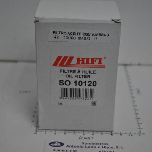 Filtro de aceite (equivalente 35-87779Q01 Mercury) Hifi Filter [7]