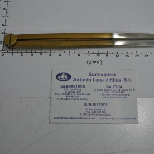Compás de puntas recto de latón de 17,8 cm Lalizas [1]